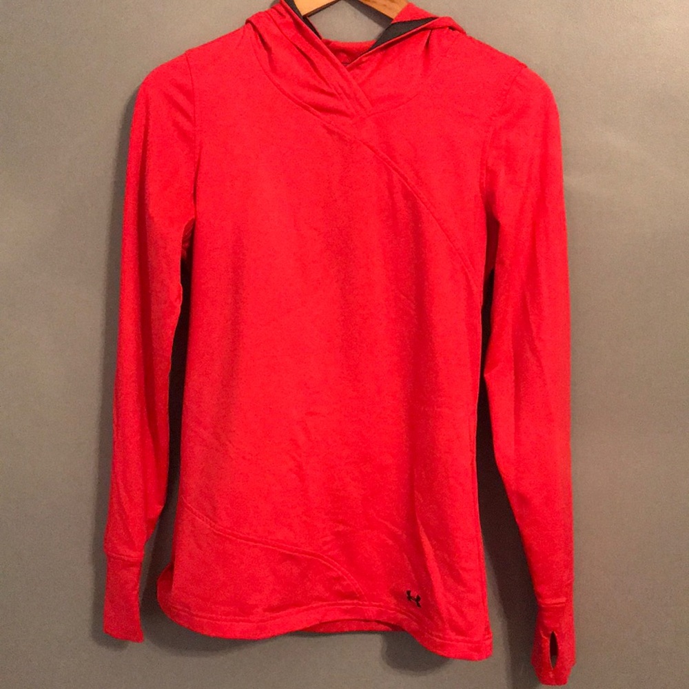 Pink UA coldgear top